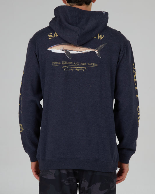 Salty Crew Men - Bruce Hood Fleece - Navy