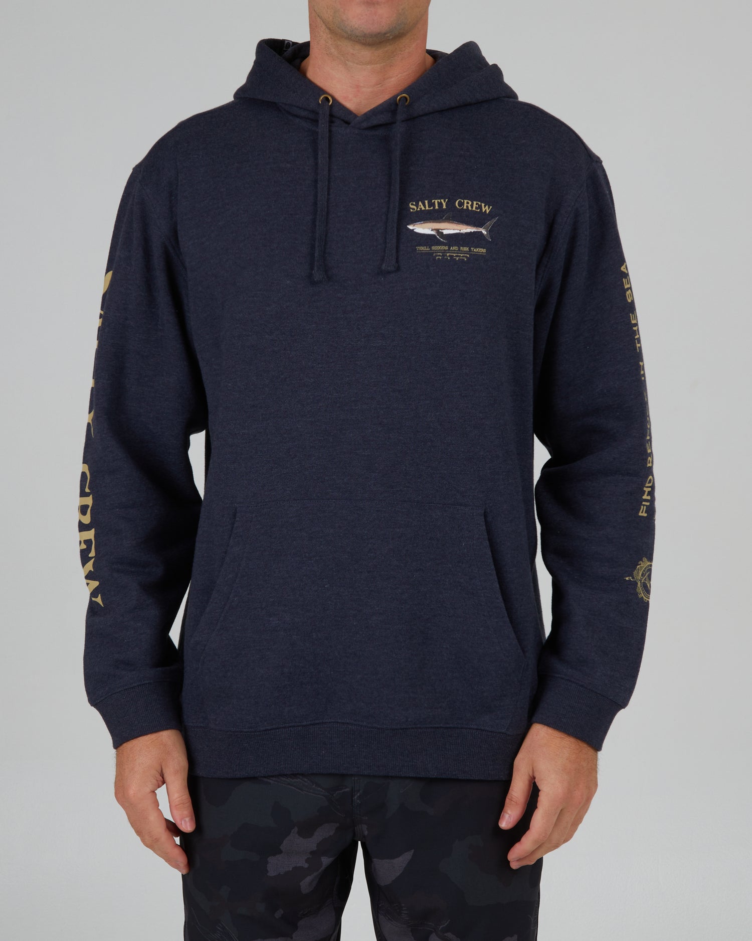 Salty Crew Men - Bruce Hood Fleece - Navy