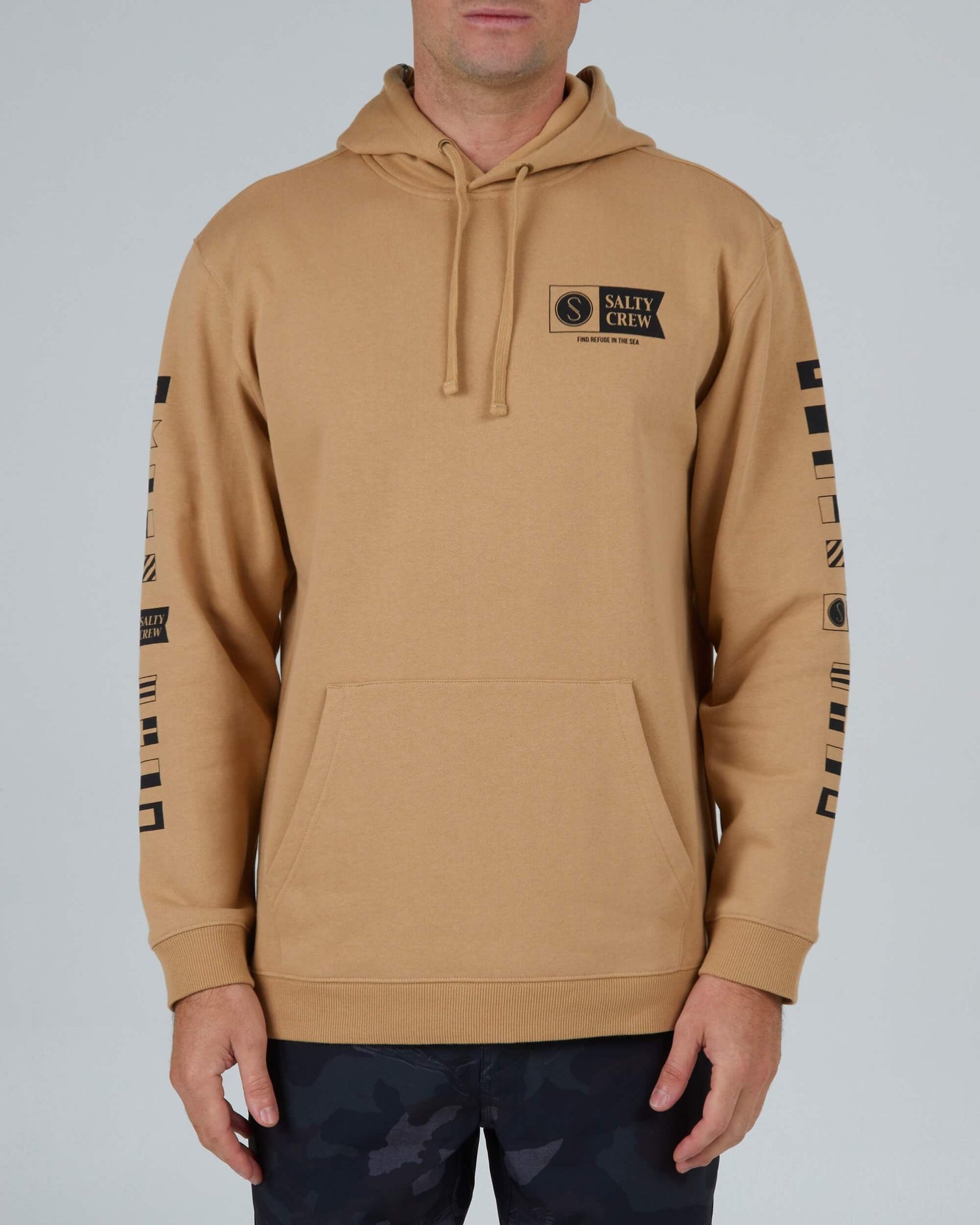 Salty Crew Men - Alpha Fleece - Sandstone