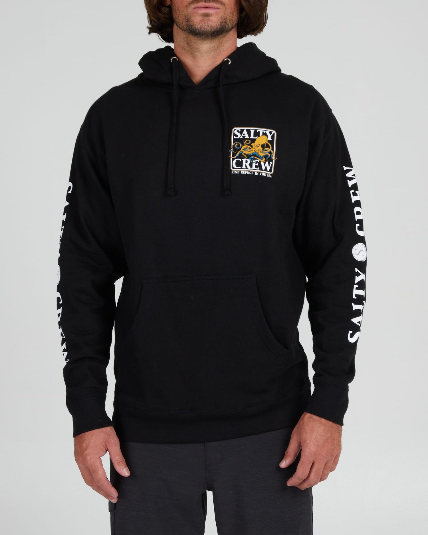 Salty Crew Men - Ink Slinger Hood Fleece - Black