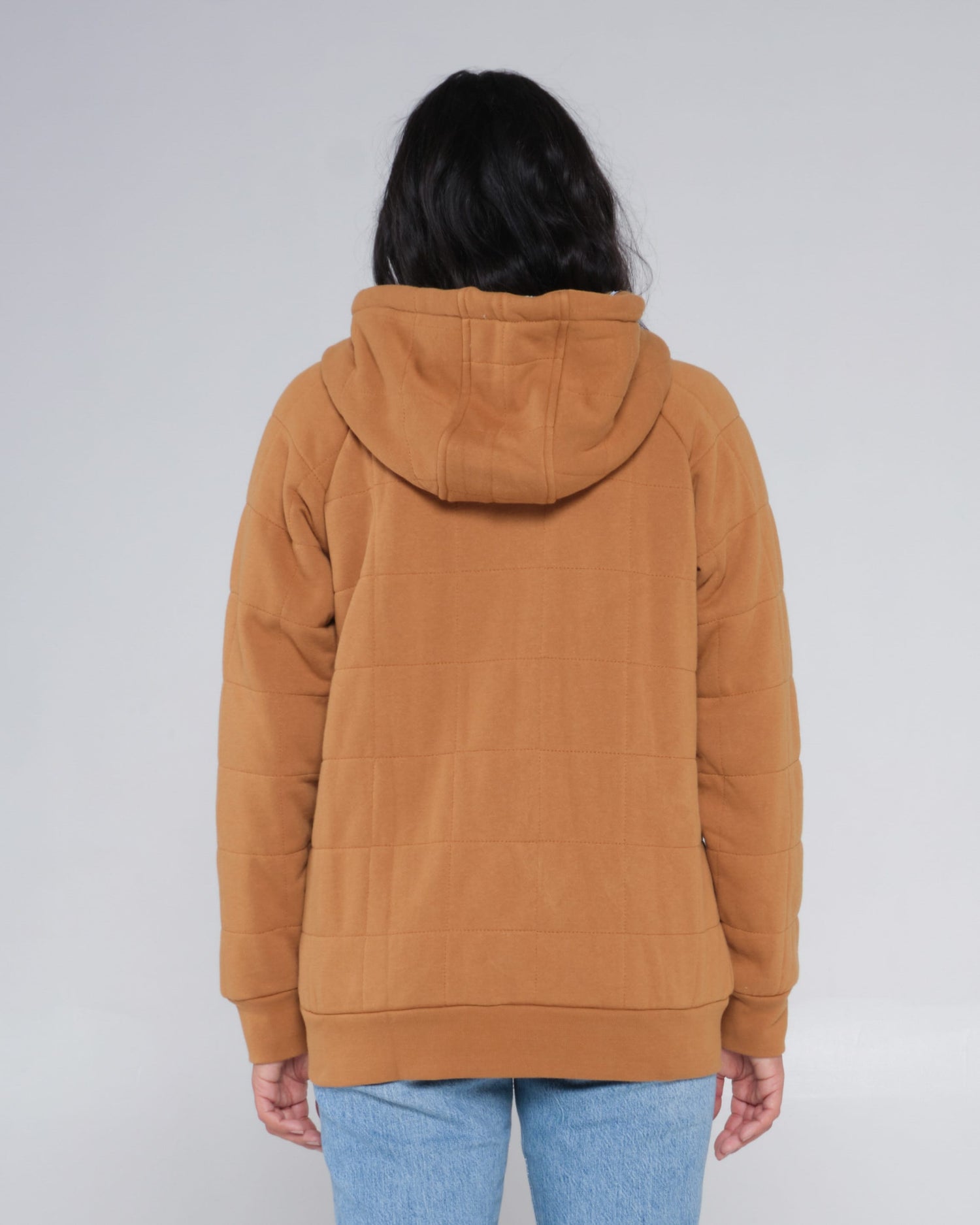 Salty Crew Womens - Seeking Sherpa Hoody - Workwear Brown