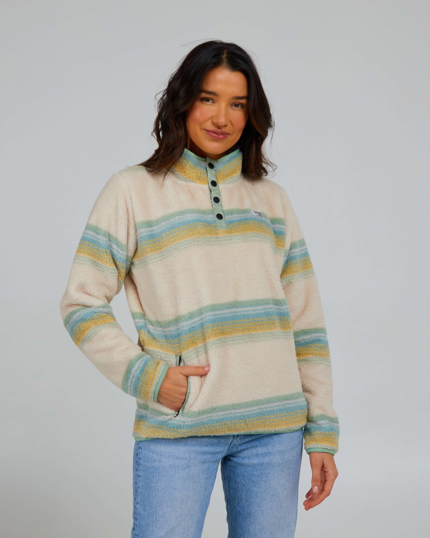 Salty Crew Womens - Calm Seas Pullover - Sage