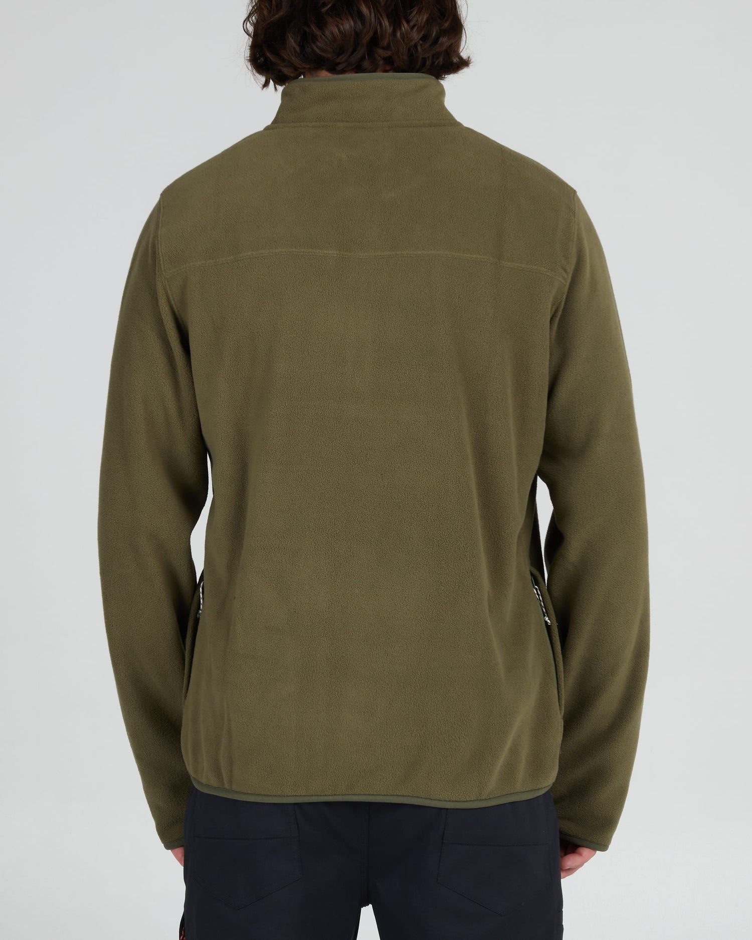 Salty Crew Men - Ebbtide 1/2 Zip Polar Fleece - Olive