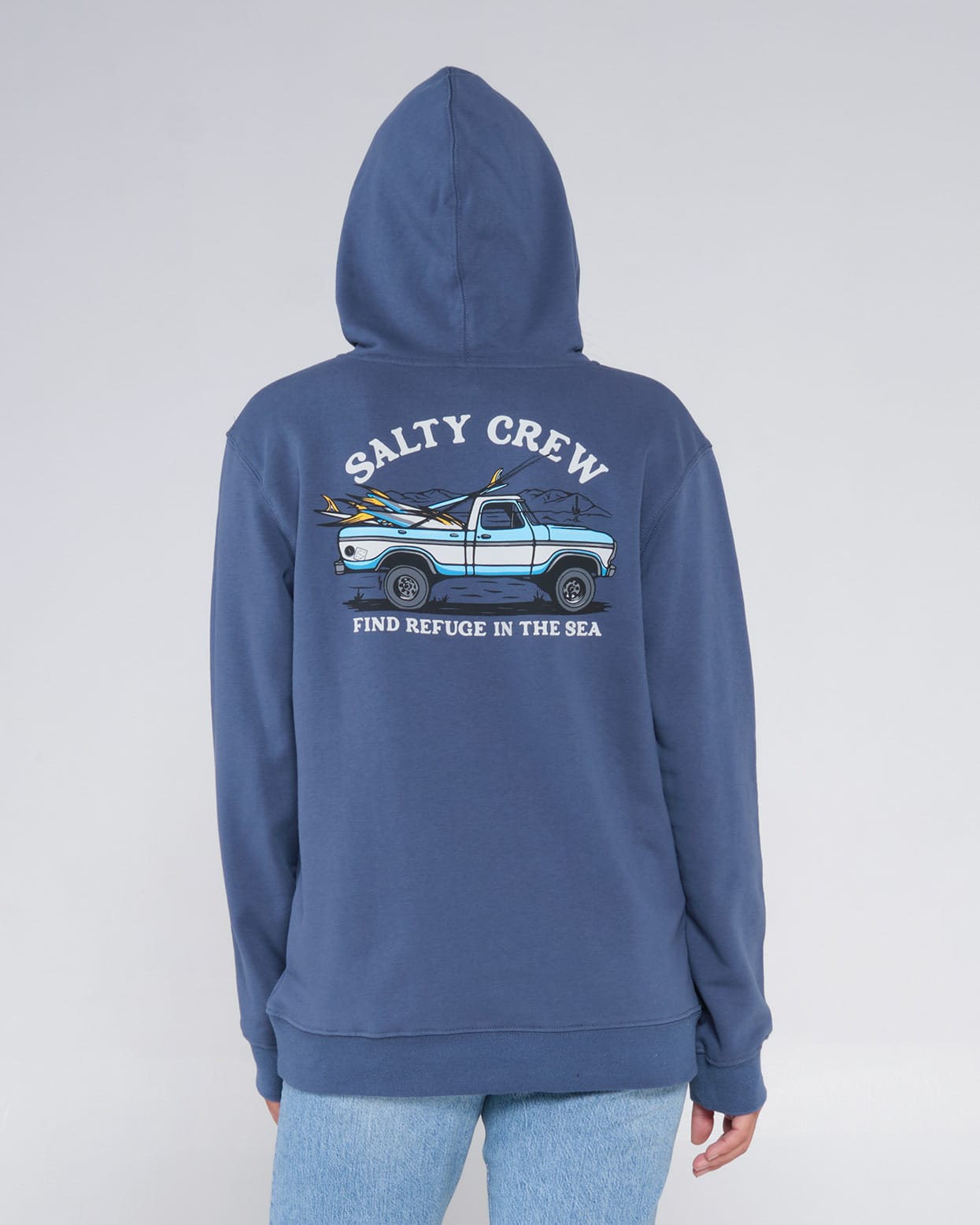 Salty Crew Womens - Baja Days Hoody - Blue Steel