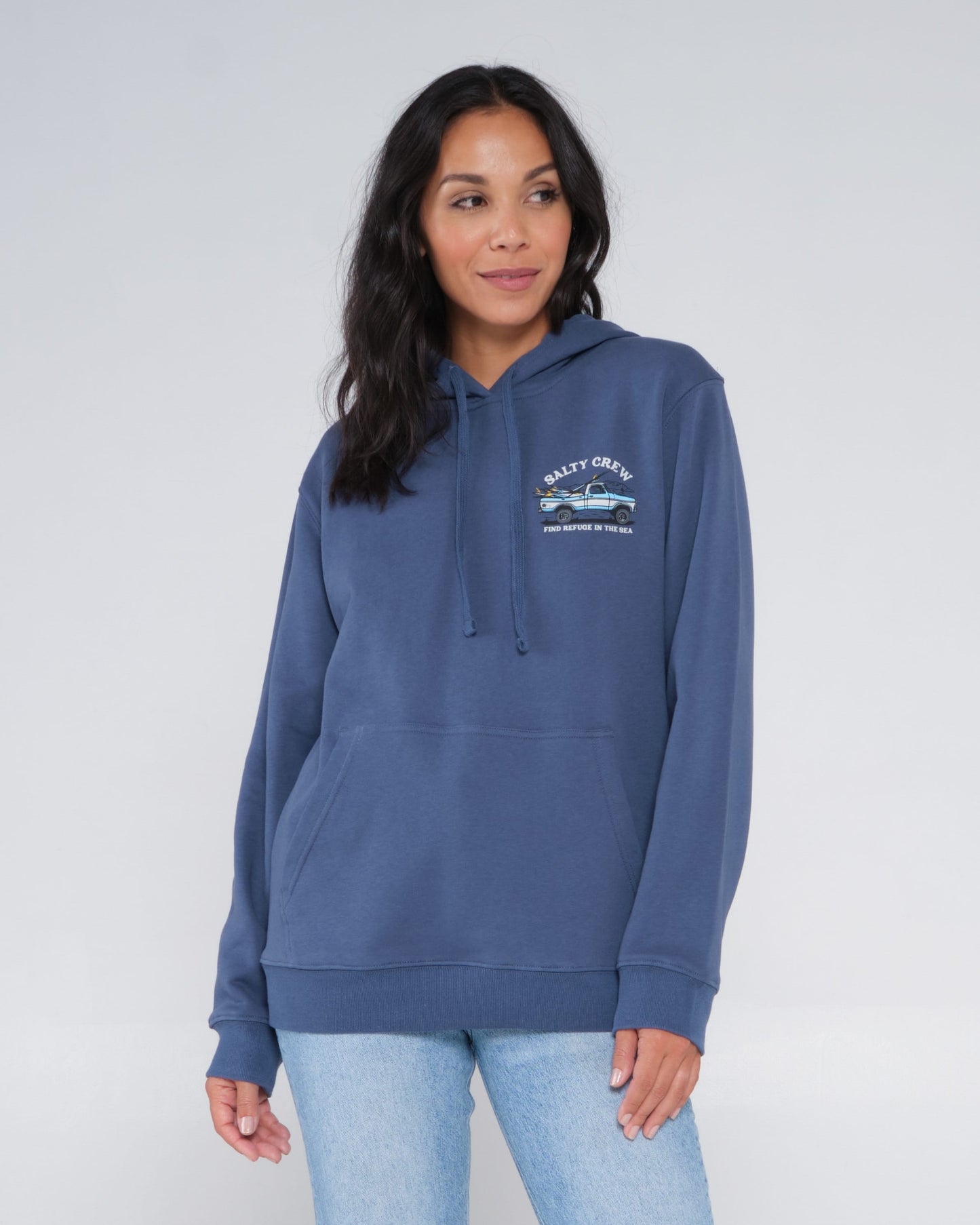 Salty Crew Womens - Baja Days Hoody - Blue Steel