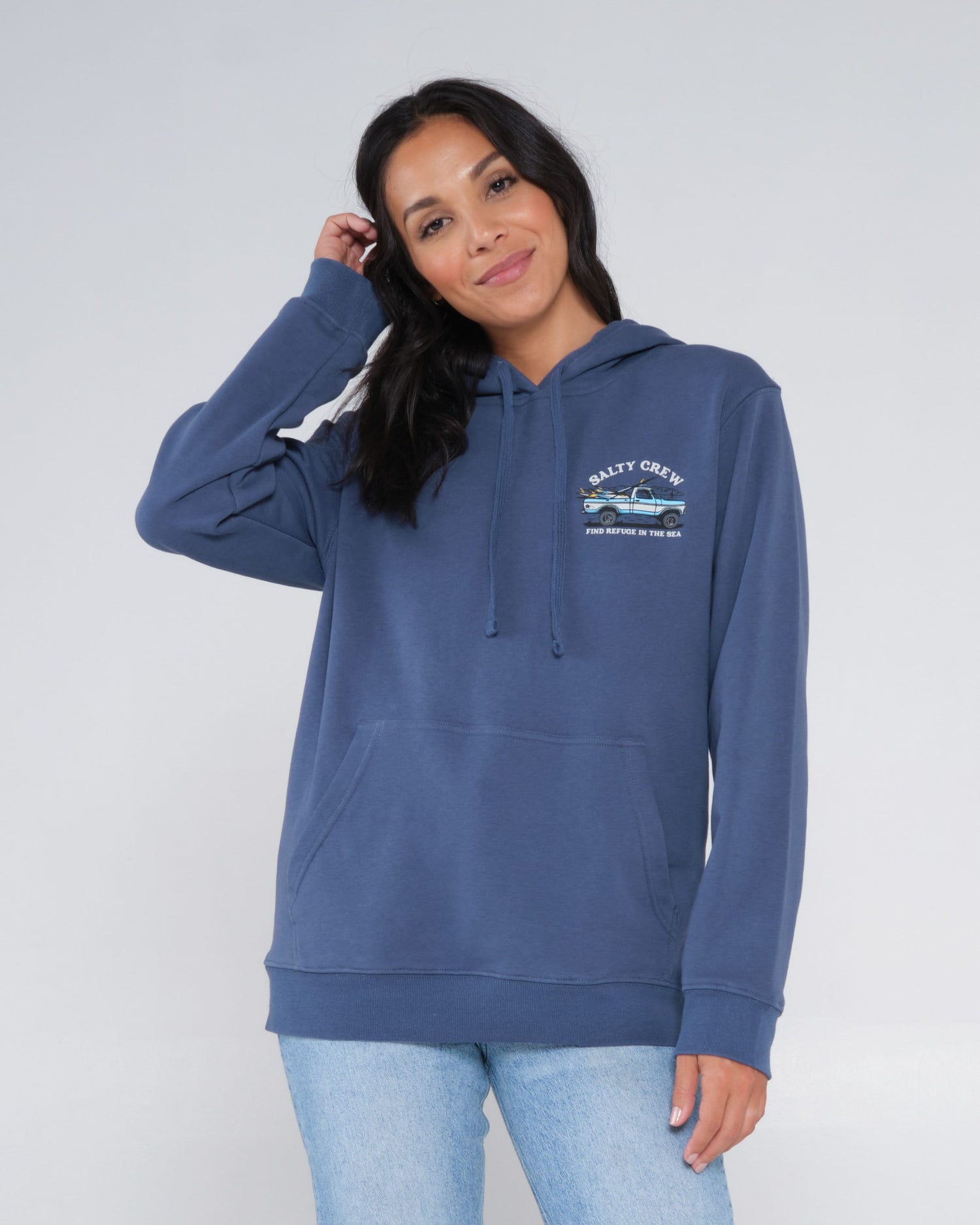 Salty Crew Womens - Baja Days Hoody - Blue Steel