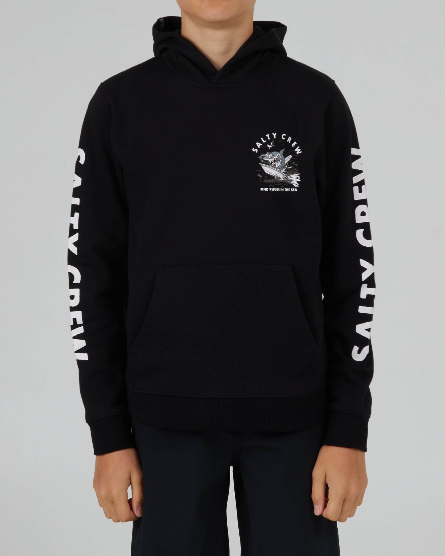 Salty Crew Boys - Hot Rod Shark Boys Fleece - Black