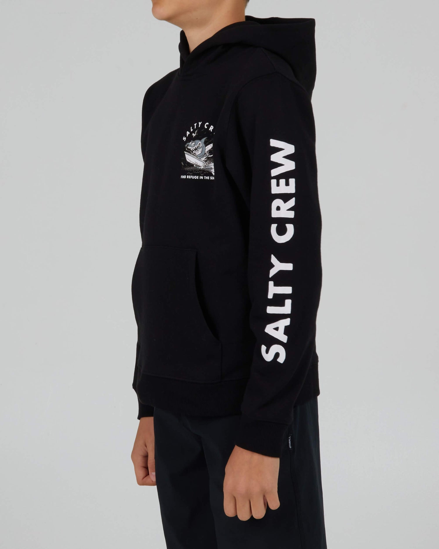 Salty Crew Boys - Hot Rod Shark Boys Fleece - Black