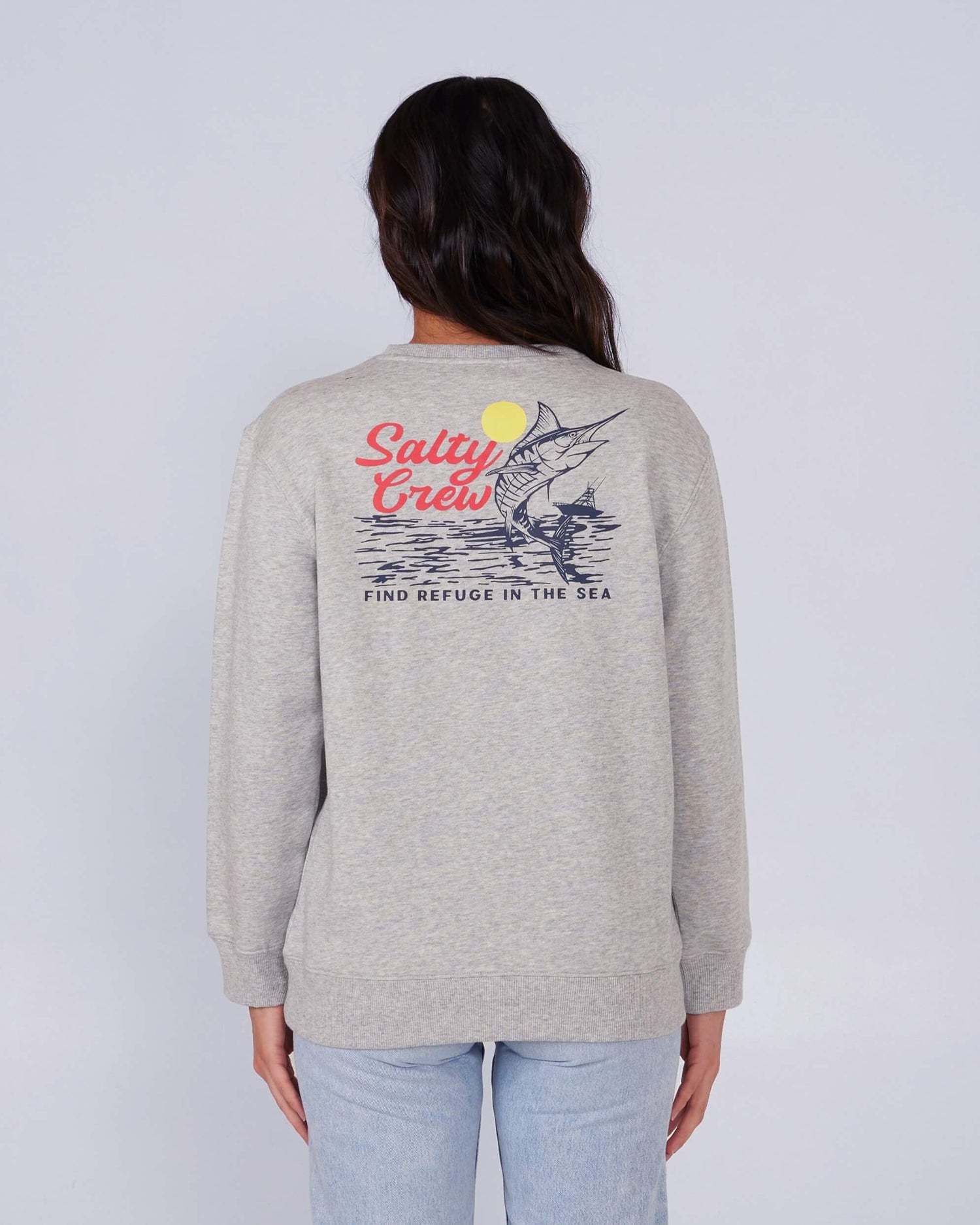 Salty Crew Womens - Jackpot Crew - Athletic Heather