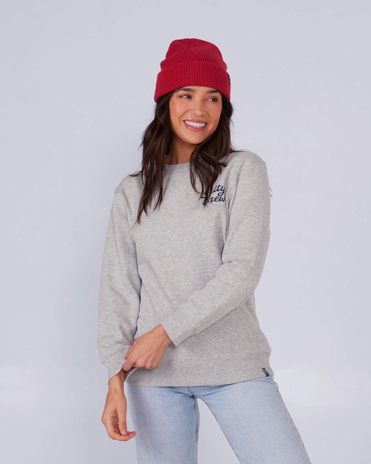 Salty Crew Womens - Jackpot Crew - Athletic Heather