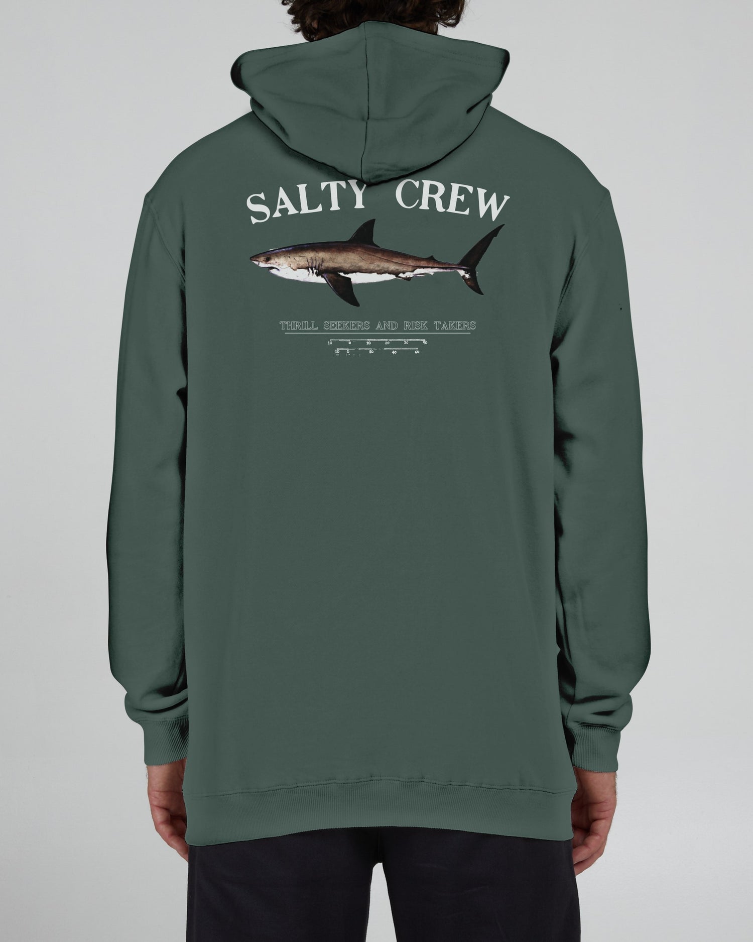 Salty Crew Men - Bruce Vintage Zip Fleece - Pigment Moss