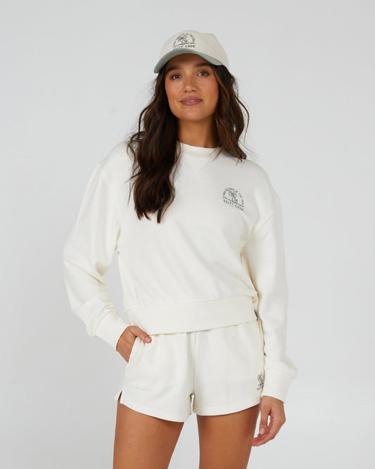 Salty Crew Womens - Sand Bar Crew - Off White