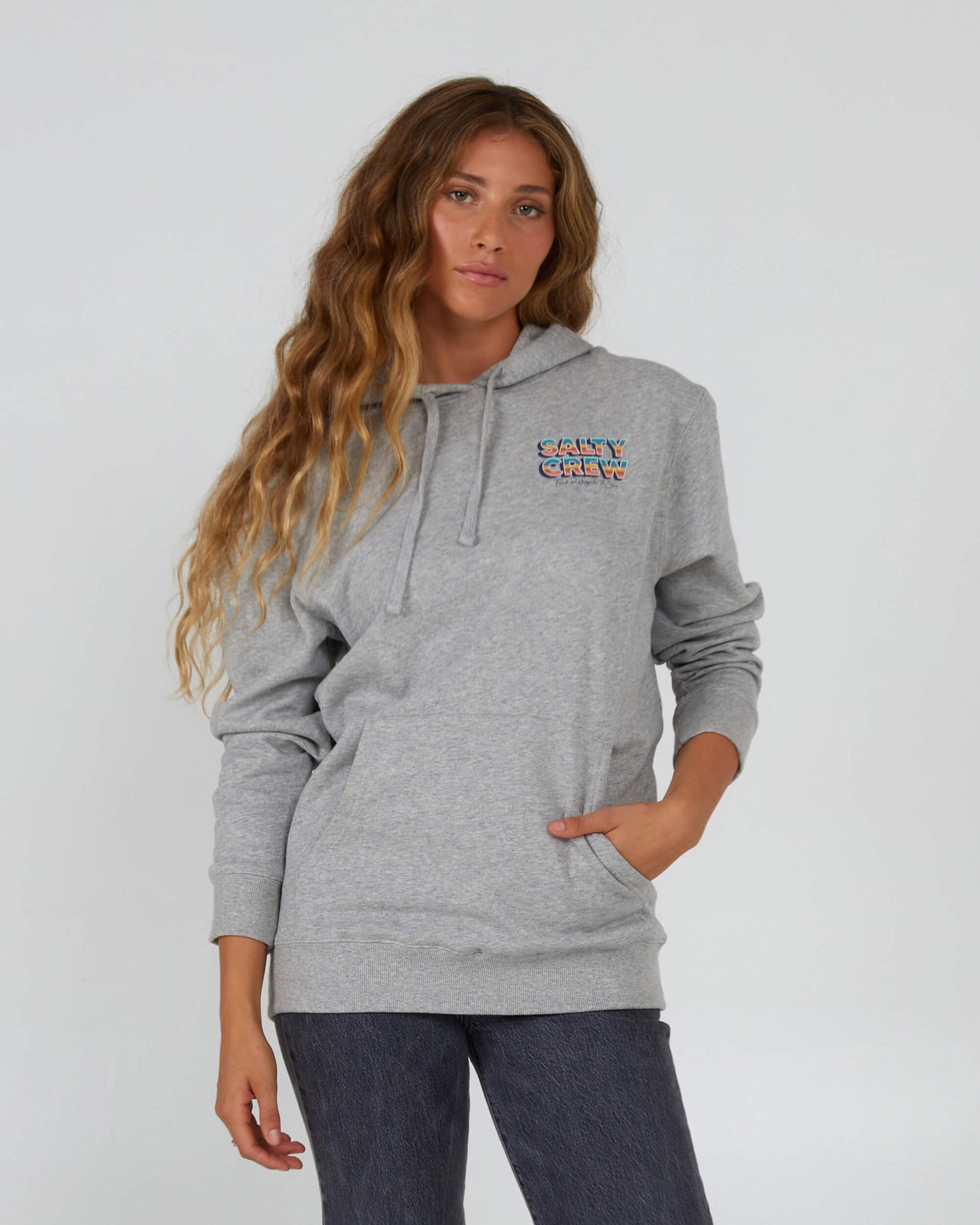 Salty Crew Womens - Summertime Hoody - Athletic Heather