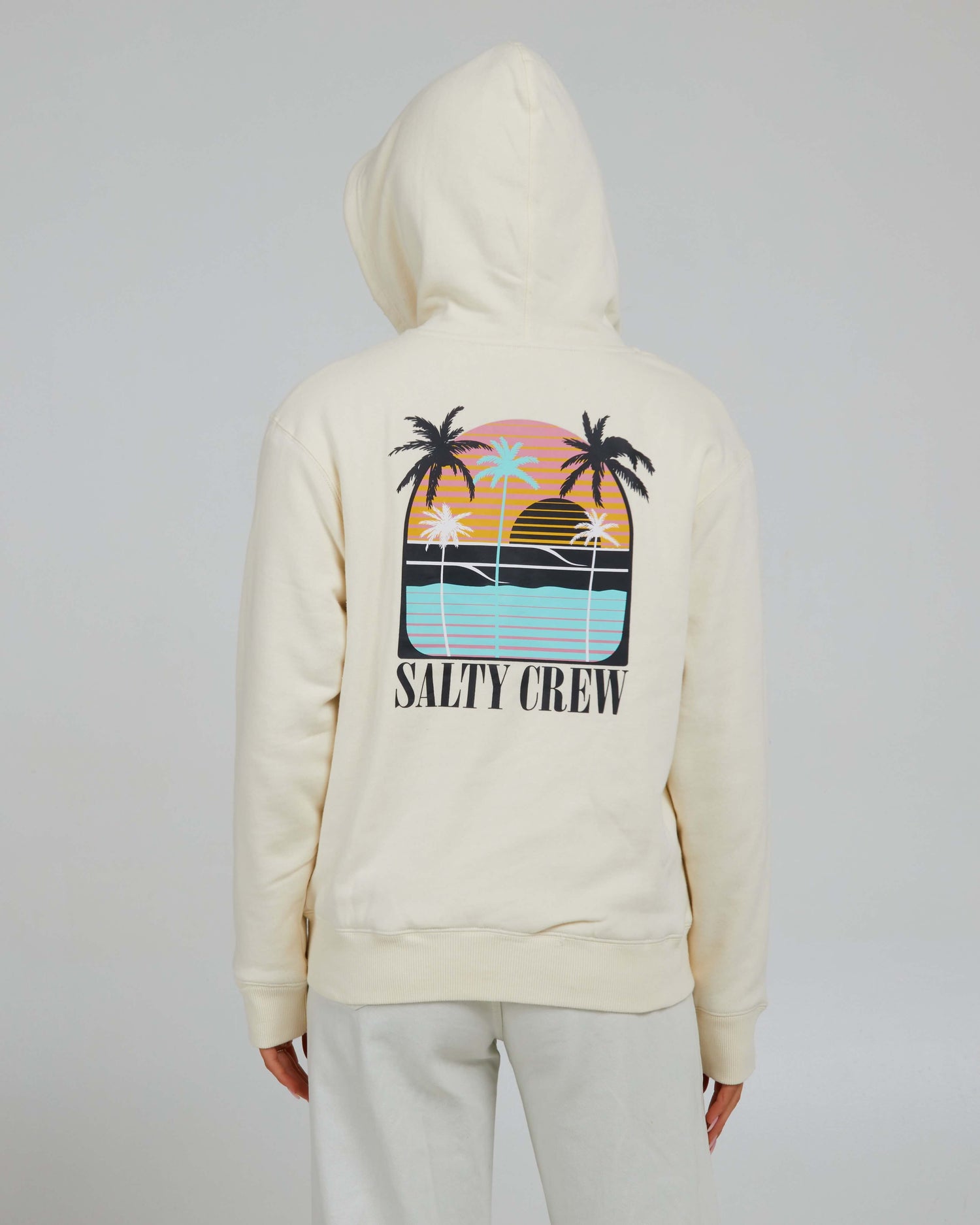 Salty Crew Womens - Shades Sherpa Zip Hoody - Bone