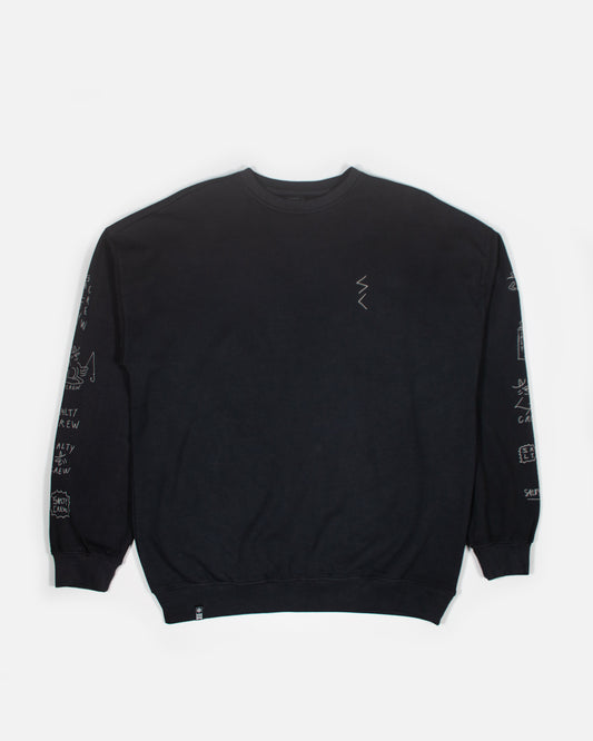 Reel Lb Crewneck - Pirate Black