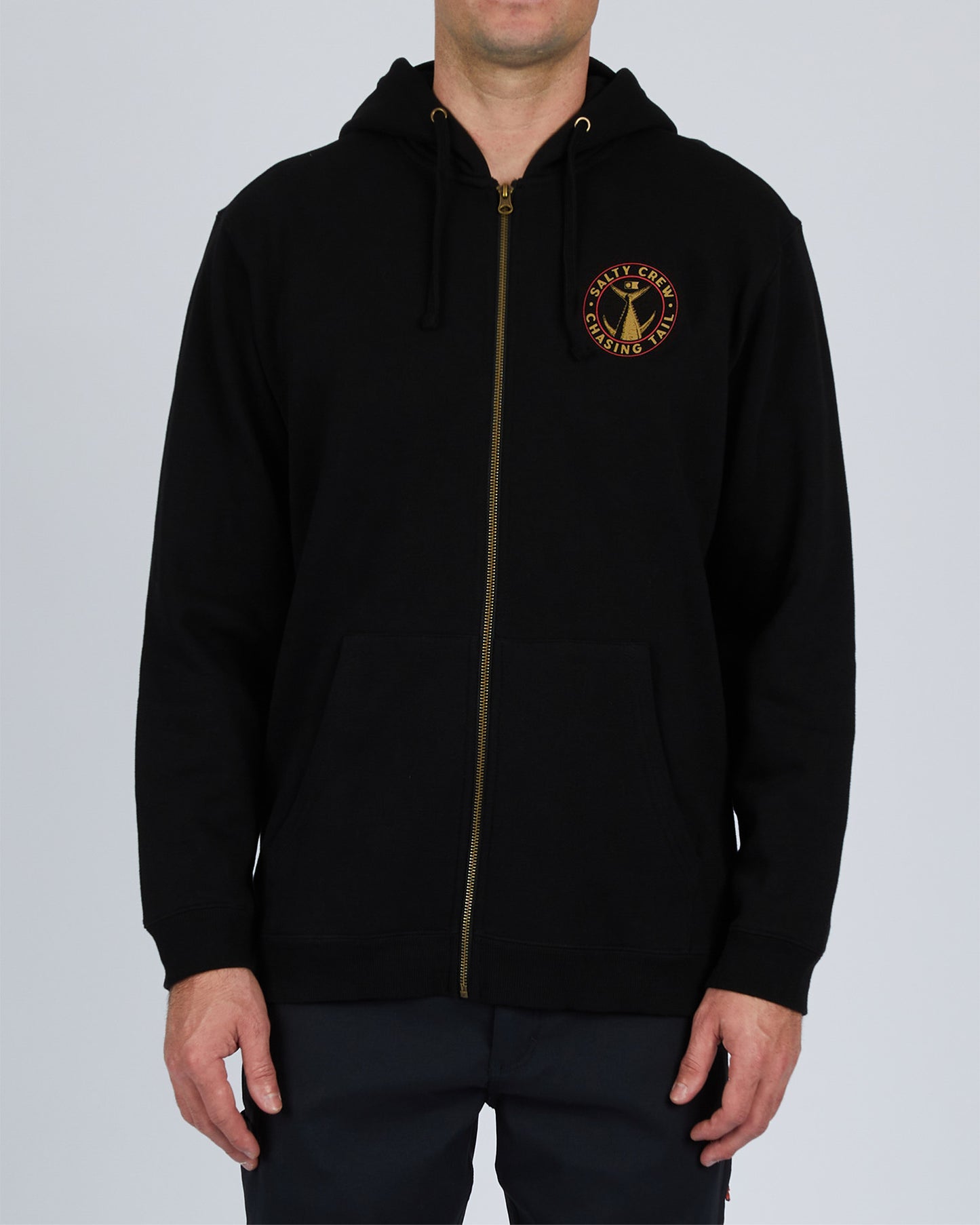 Tailgate Zip Hood Fleece - Black