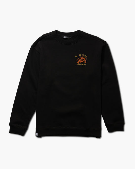 Lobster Pot Crew Fleece - Black