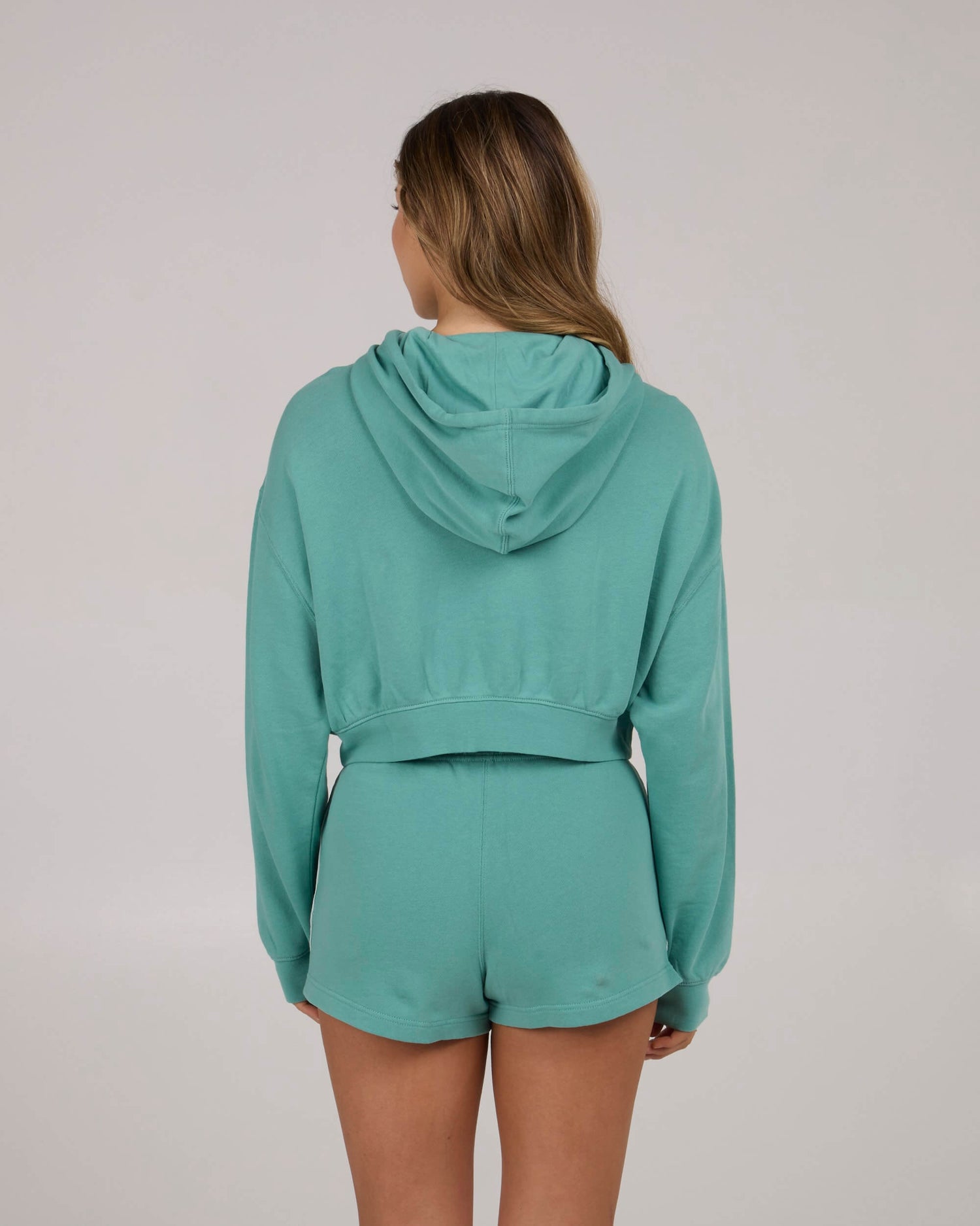 Salty crew FLEECE CUSTOM Catamaran Hoody - Sea Glass in Sea Glass