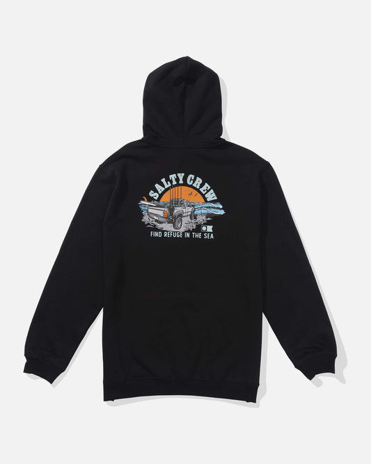 Salty crew FLEECE STANDARD Lifted Fleece  - Black in Black