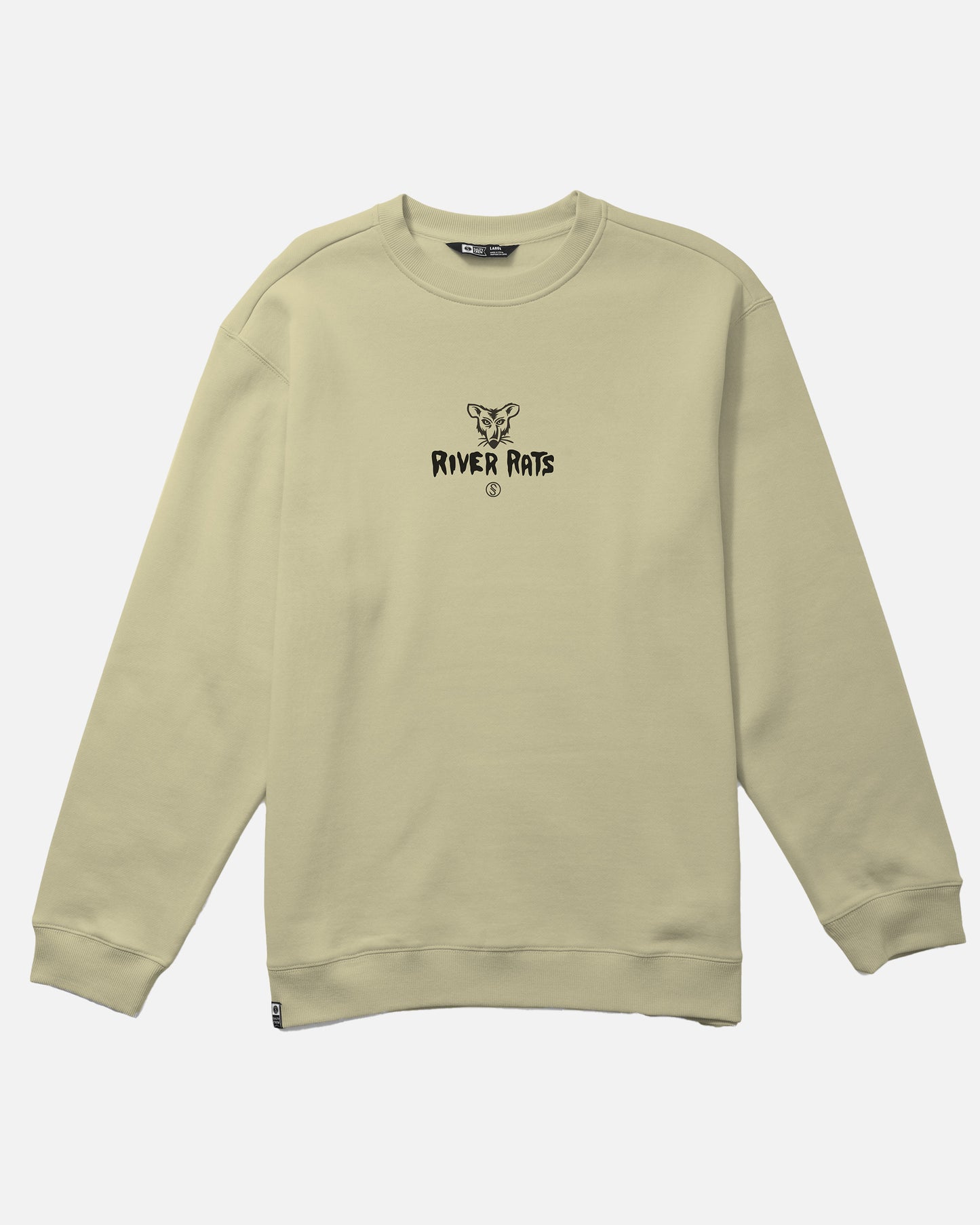 River Rats Crew Fleece - Transparent Yellow