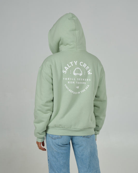 Chompers Zip Hoody - Meadow Green