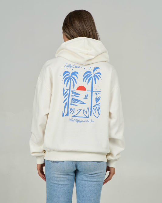Geo Palm Hoody  - Off White