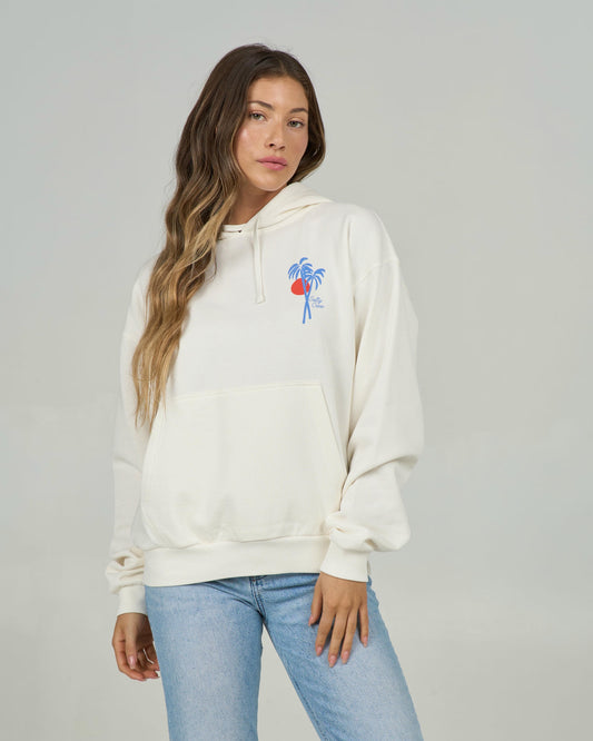 Geo Palm Hoody  - Off White