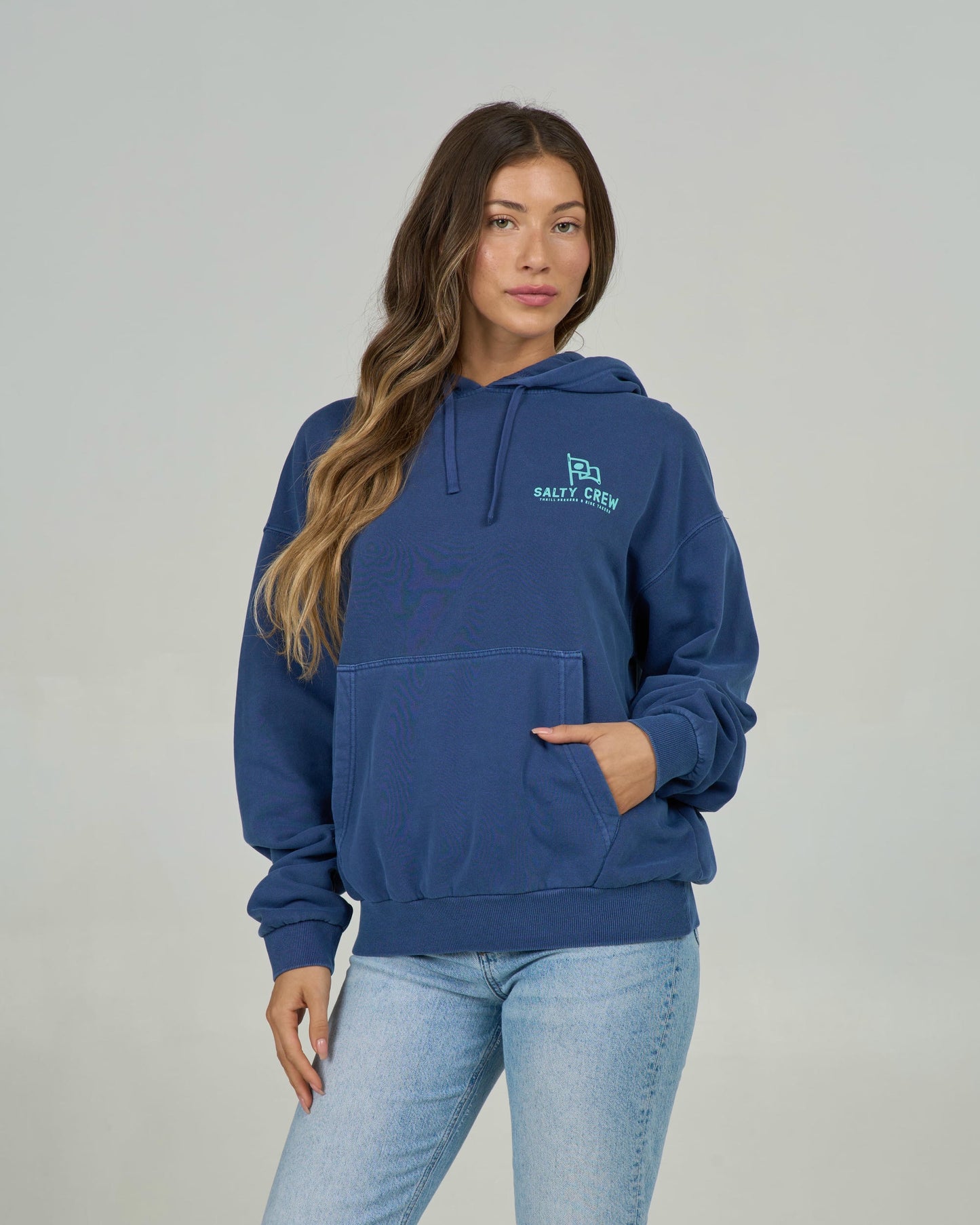 Flying High Hoody  - Navy