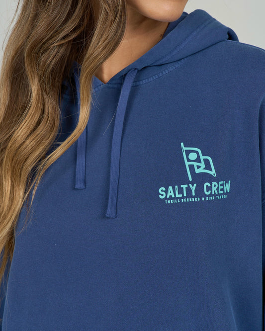Flying High Hoody  - Navy