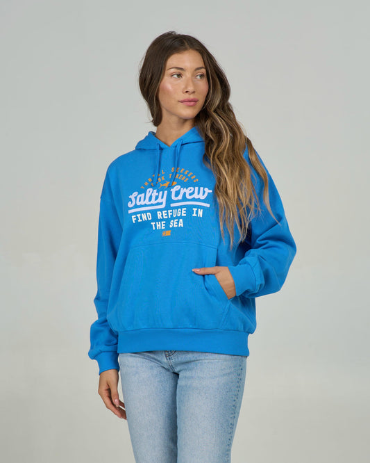 Unscripted Hoody  - Bold Blue