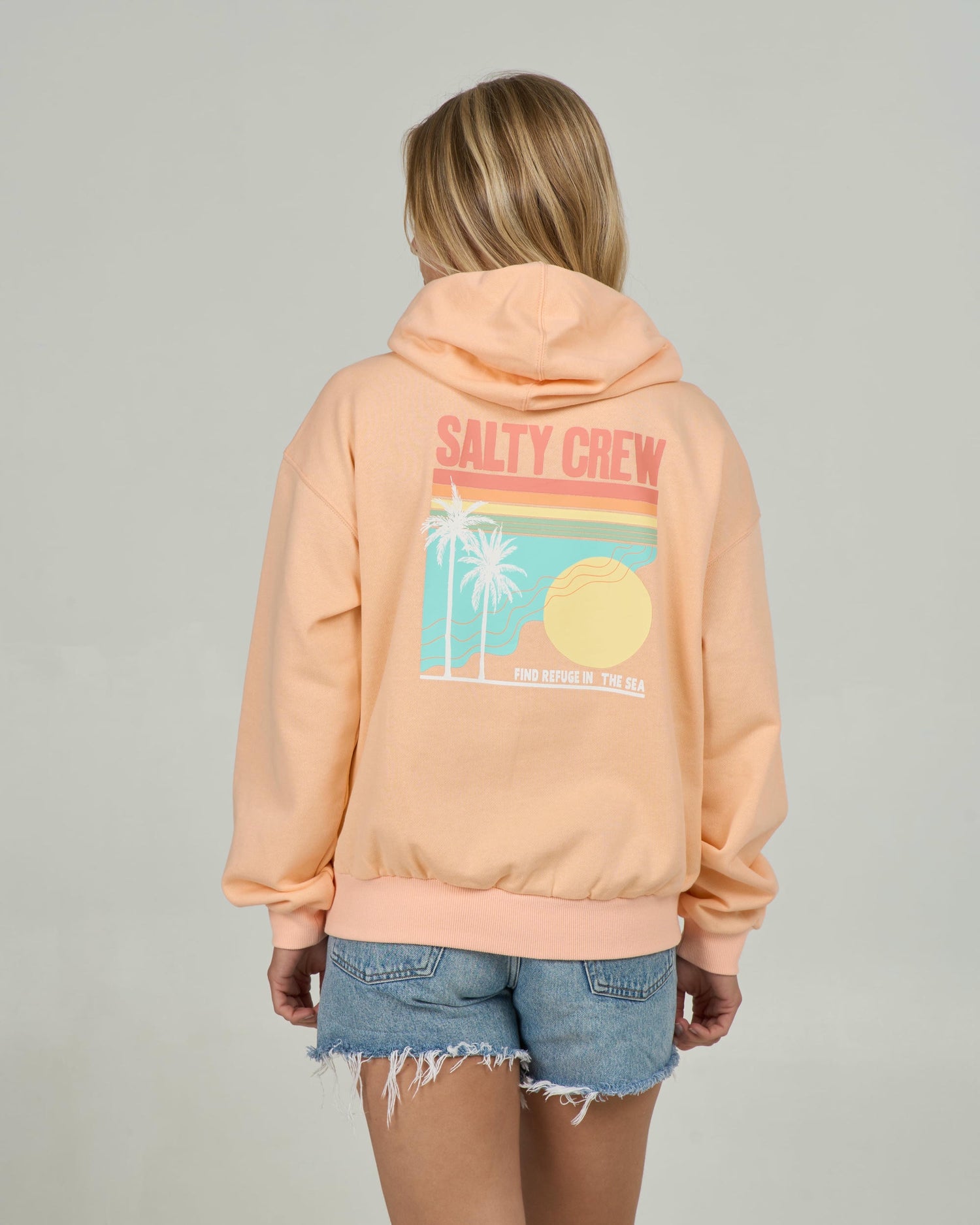 Simplicity Zip Hoody - Apricot