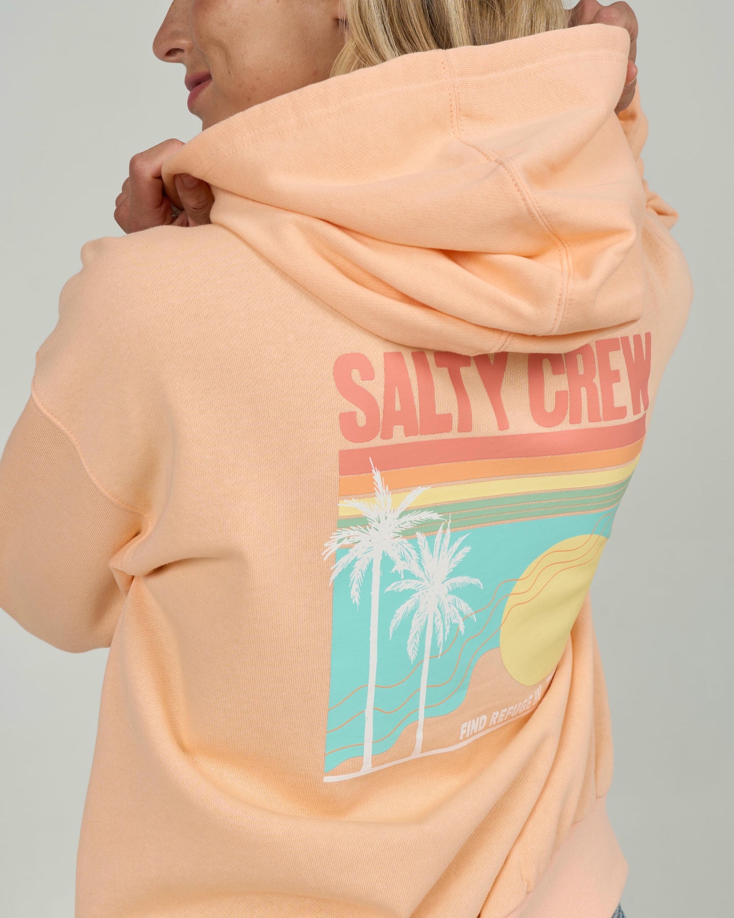 Simplicity Zip Hoody - Apricot