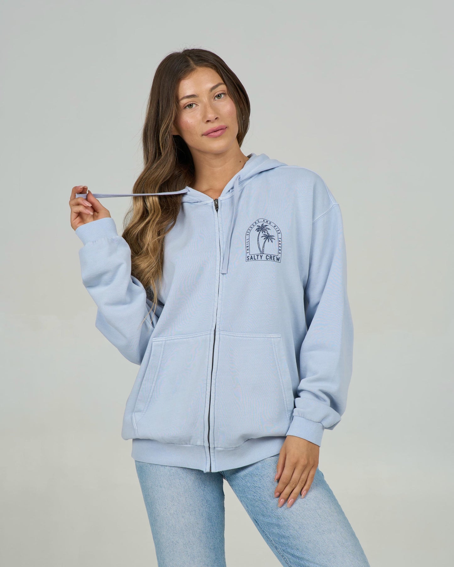 Archway Zip Hoody - Fog