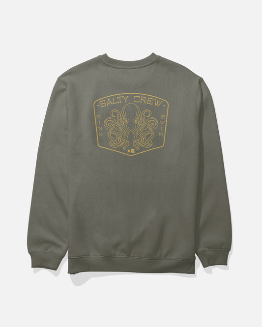 Tako Club Crew Fleece - Dusty Olive