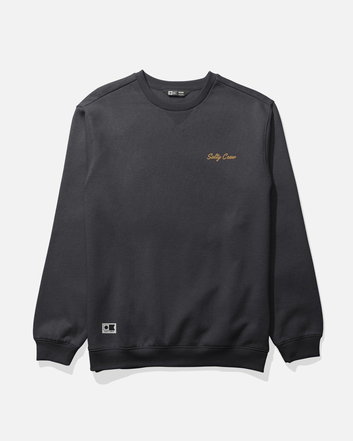 Worn In Crew Fleece - Black