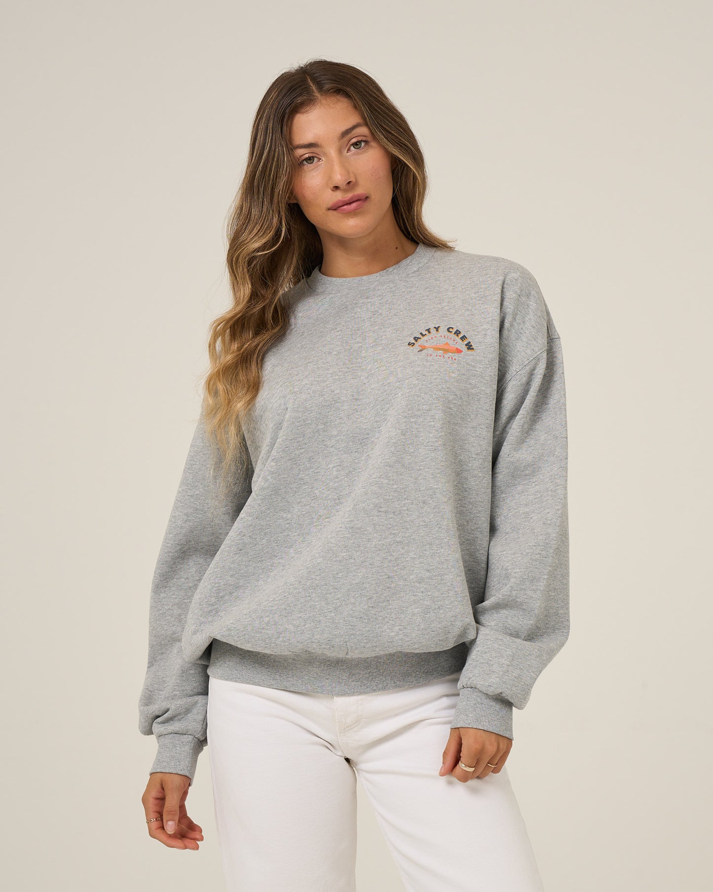 Salty Sardine Crew - Athletic Heather
