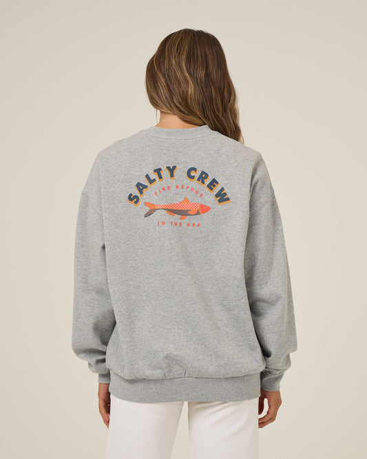 Salty Sardine Crew - Athletic Heather