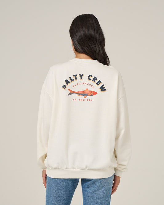 Salty Sardine Crew - Off White