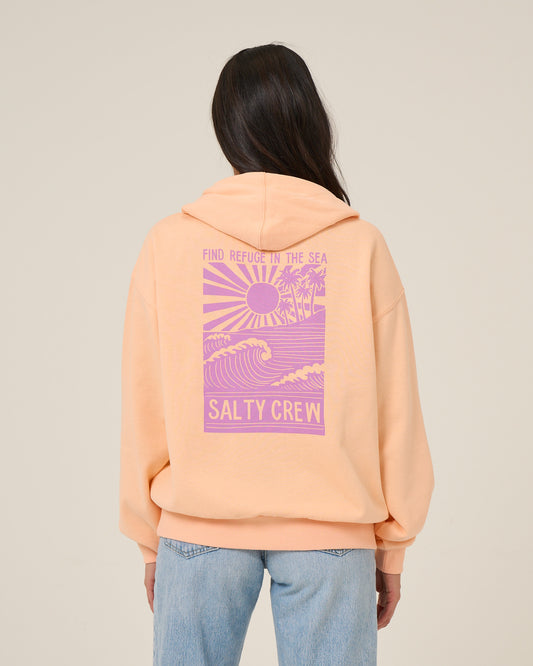 Rise And Smile Hoody - Apricot