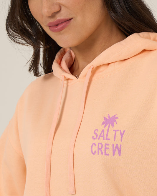 Rise And Smile Hoody - Apricot