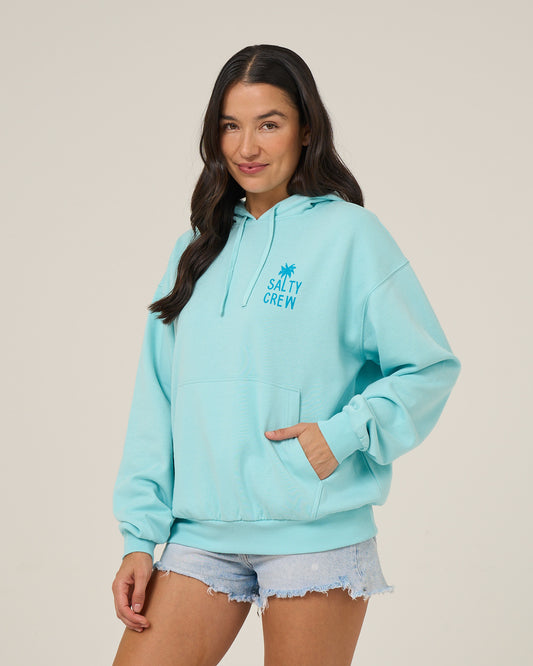 Rise And Smile Hoody - Aquamarine