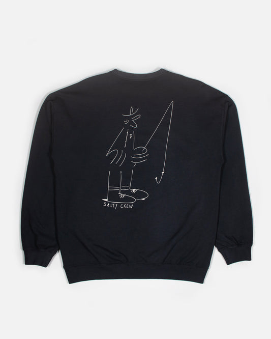 Swivel Lb Crewneck - Pirate Black