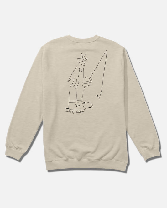 Swivel Lb Crewneck - Oatmeal Heather