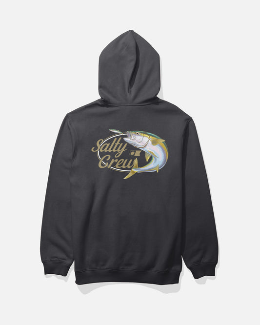 Yellow Tailed Zip Fleece - Black