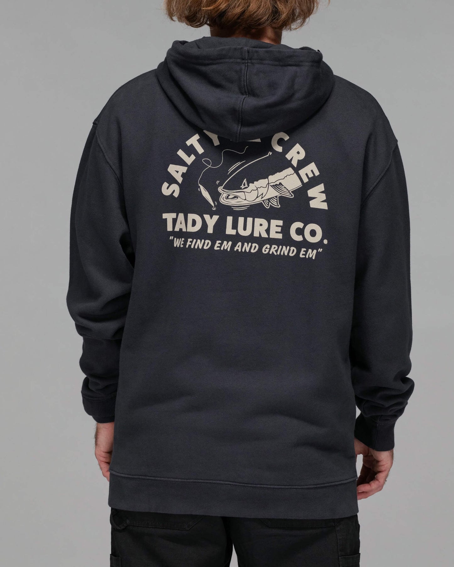 Salty crew FLEECE STANDARD TADY VINTAGE HOOD FLEECE - Pigment Black in Pigment Black