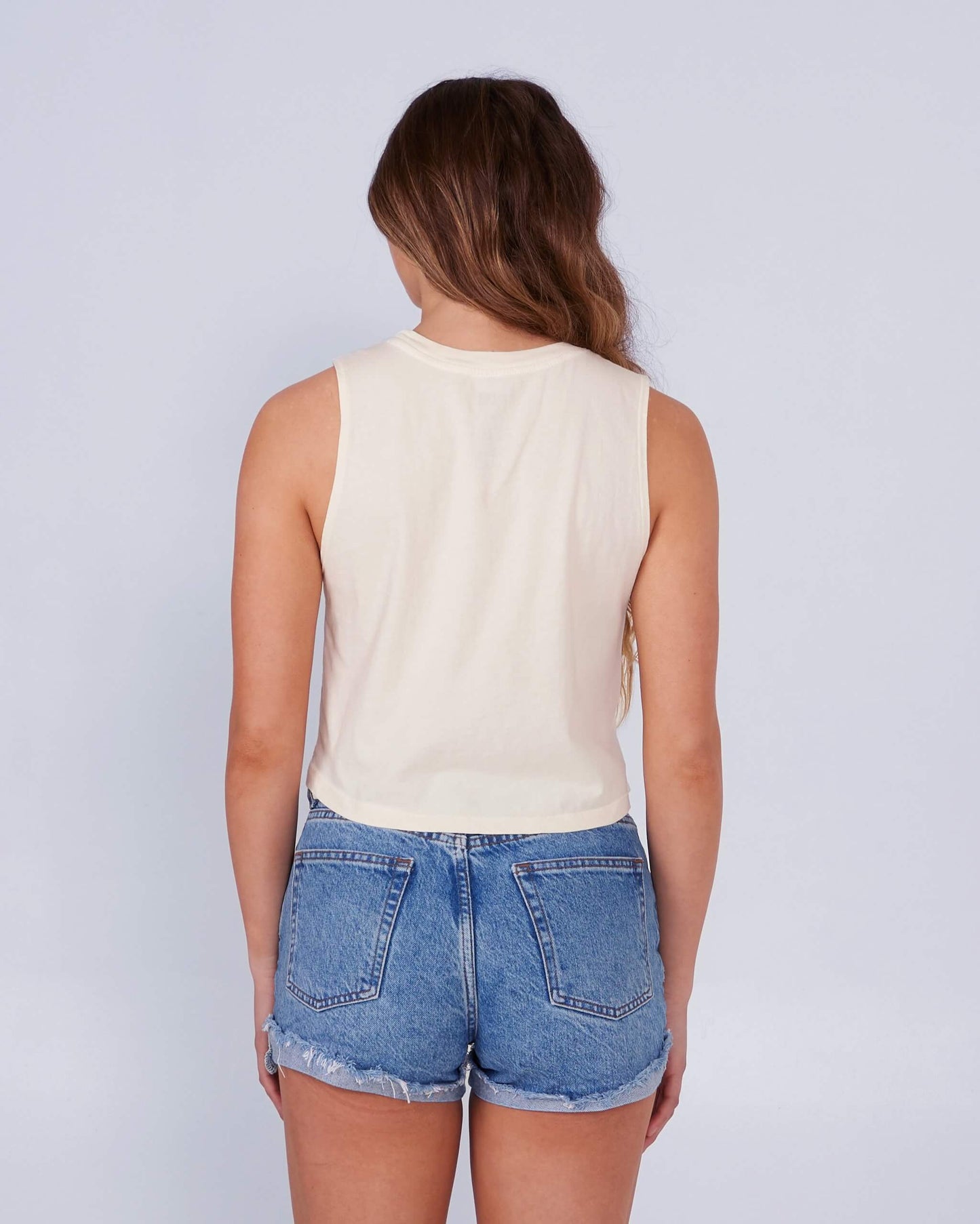 Salty Crew Womens - Jackpot Cropped Tank - Bone