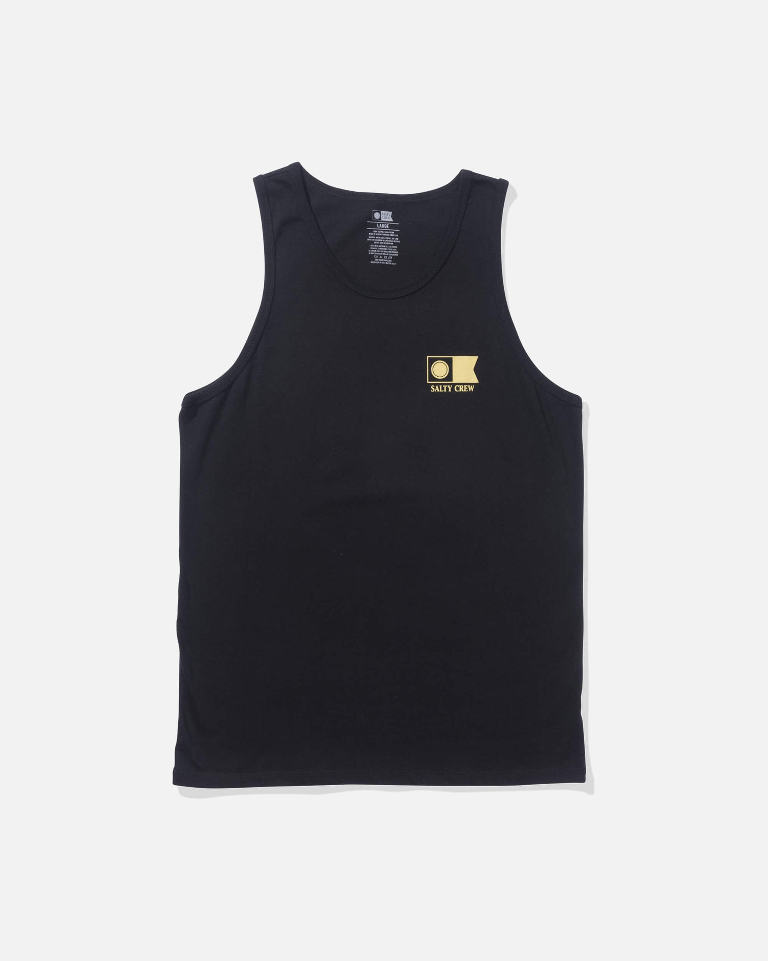 Salty crew TANK STANDARD Flagship Tank - Black in Black