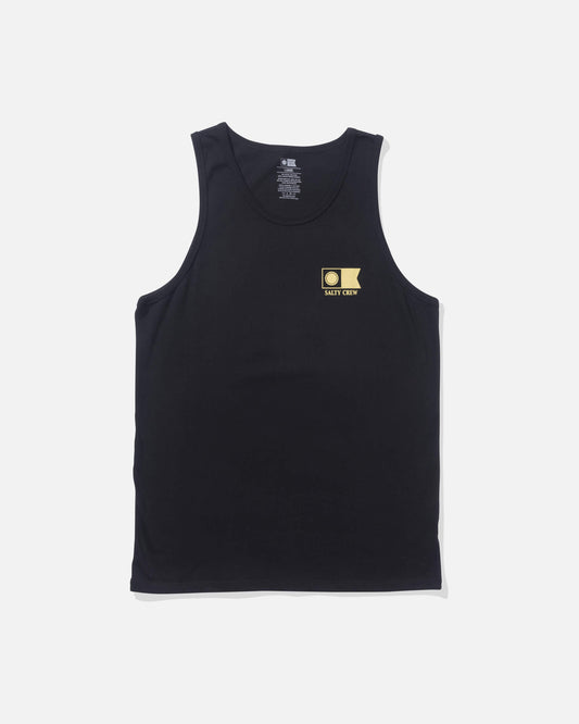 Salty crew TANK STANDARD Flagship Tank - Black in Black