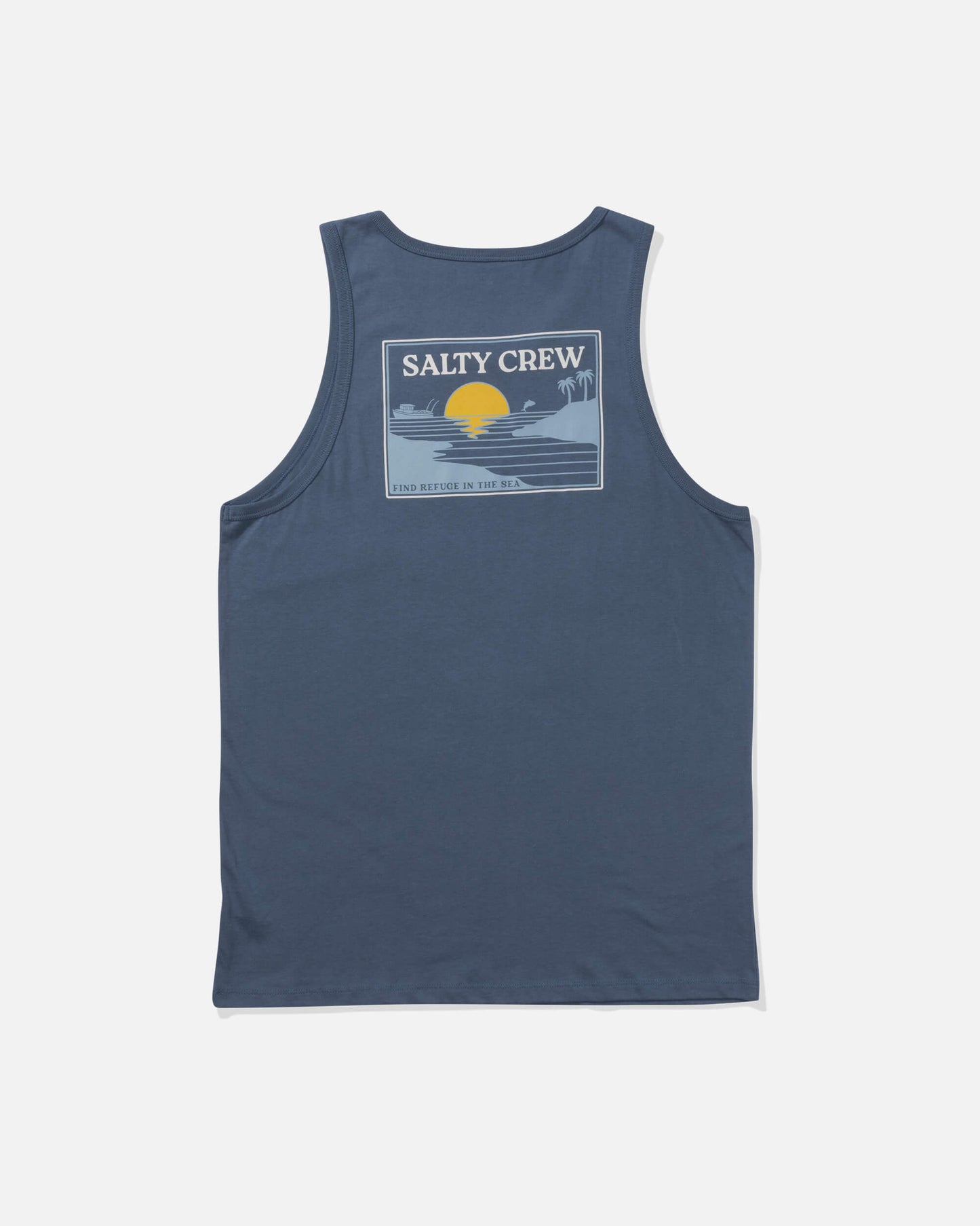 Salty crew TANK STANDARD Reflection Tank - Slate in Slate