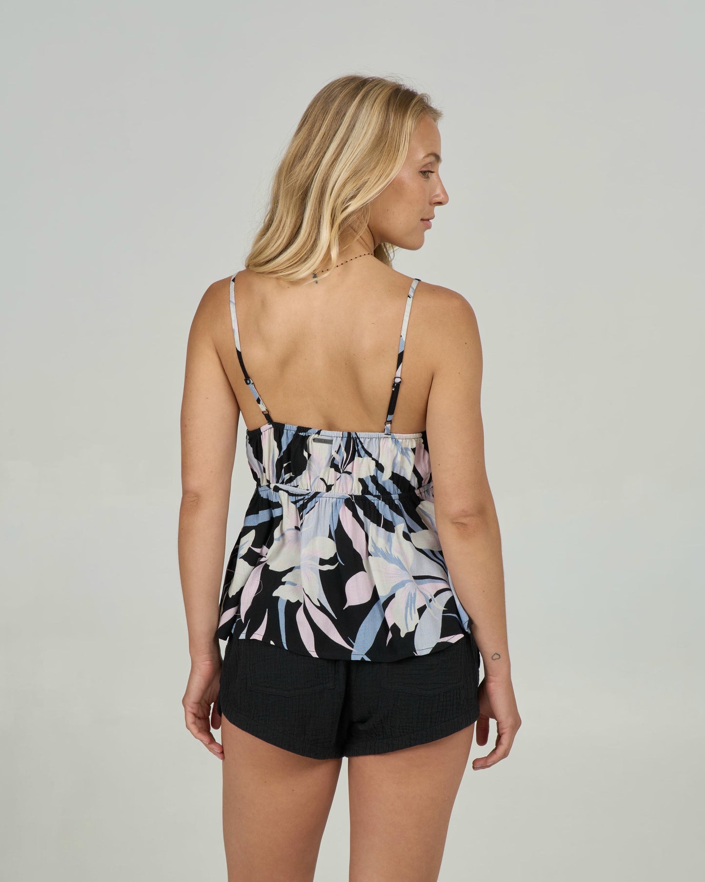 Bloomed Cami - Black